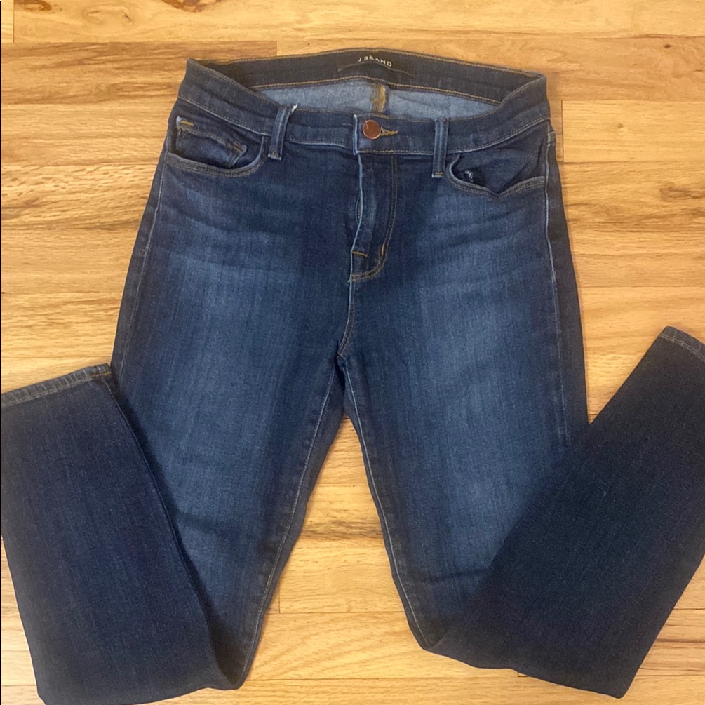 J Brand Blue Capri Skinny Jeans